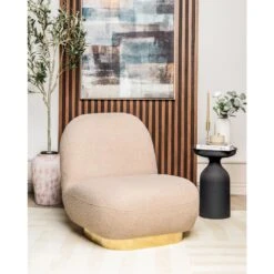 LOVIISA - Fauteuil - Beige - Polyester 12 LOVIISA - Fauteuil - Beige - Polyester -Meubelpromotie 8a149e0710b746a1872877519d6b673a