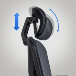 CLP Bureaustoel Grover Chroom Frame - Stof - Zwart -Meubelpromotie 8a38f4e3b7134763b025d331eb4c8968