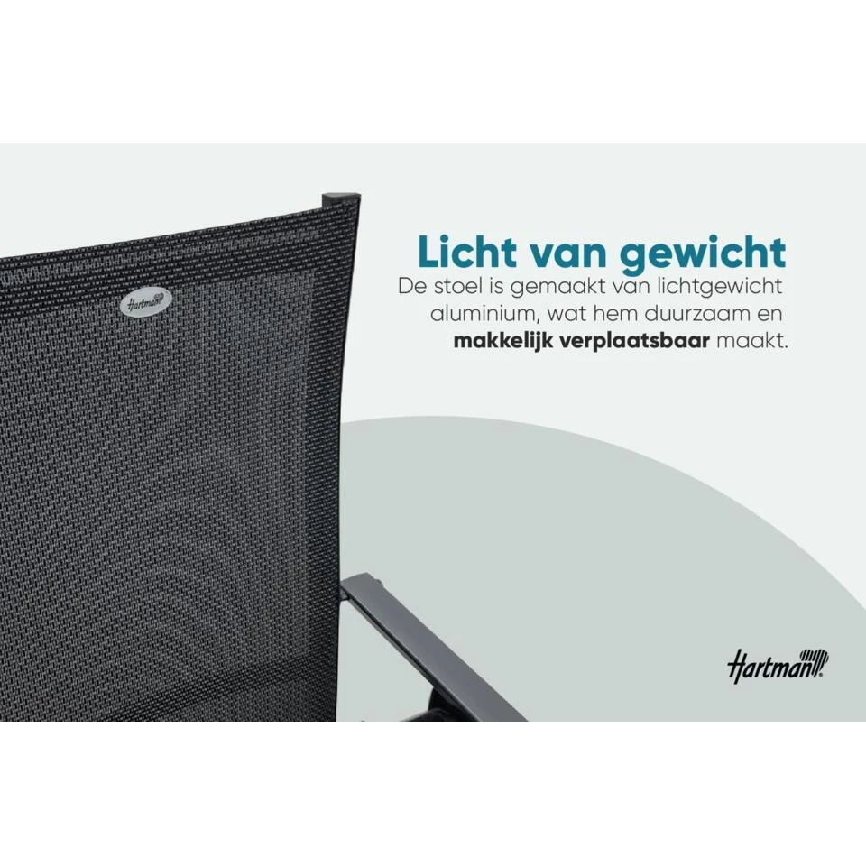 Set Van 4 - Hartman Napoli Verstelbare Stoel 10 Set Van 4 - Hartman Napoli Verstelbare Stoel - Afbeelding 8