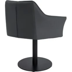 CLP Lounger Damaso Zwart Frame - Kunstleer - Grijs -Meubelpromotie 8c32a97319a3420b842b2329d7f95499