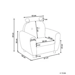 MARIBO - Kinderfauteuil - Beige - Linnen 13 MARIBO - Kinderfauteuil - Beige - Linnen -Meubelpromotie 8c523e13d088496f9e21c970fb717449