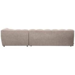 WOOOD Allure Chaise Longue Bank - Polyester - Bruin Melange-79x324x165 -Meubelpromotie 8daeecc1803f4d719e22aeb1edcf8ee2