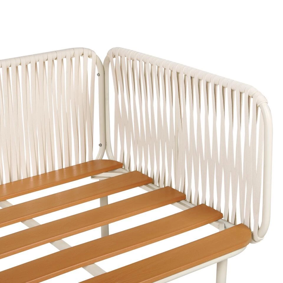 SENISE - Loungeset Voor 3 - Grijs - Aluminium 11 SENISE - Loungeset Voor 3 - Grijs - Aluminium - Afbeelding 9