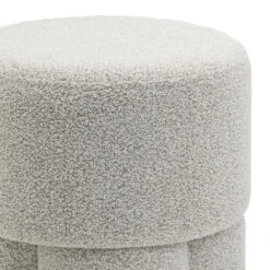 Poef Geneva - Bouclé Naturel -Meubelpromotie 8ddfc21b81714d16bb1d5519227c1ef5