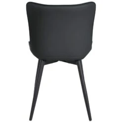 CLP Eetkamerstoel Largo Zwart Frame - Kunstleer - Zwart -Meubelpromotie 8e29930cfeea41c5818033973e8d1dfe