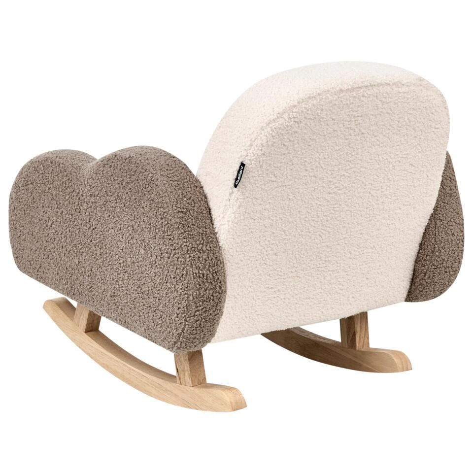 SKARE - Schommelstoel Voor Kinderen - Beige - Bouclé 9 SKARE - Schommelstoel Voor Kinderen - Beige - Bouclé - Afbeelding 7