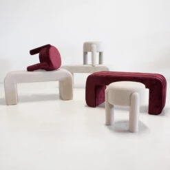 Halbankje Beige Stof - 99x38x46cm - Sera 15 Halbankje Beige Stof - 99x38x46cm - Sera -Meubelpromotie 8f939077821140389df1cf95f1b3e258