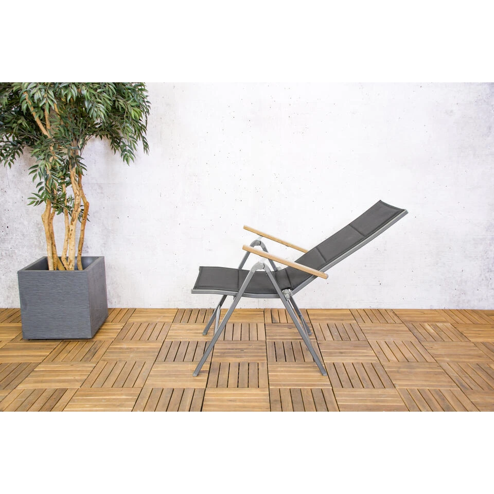 Sens-Line - Pisa Verstelbare Stoel - 65x62x110 - Aluminium 8 Sens-Line - Pisa Verstelbare Stoel - 65x62x110 - Aluminium - Afbeelding 6