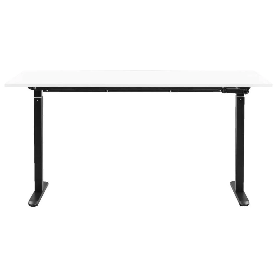 Bureau Homeworx Zit/sta Handmatig Verstelbaar – Wit/zwart - 75/118x160x80 Cm 5 Bureau Homeworx Zit/sta Handmatig Verstelbaar – Wit/zwart - 75/118x160x80 Cm - Afbeelding 3