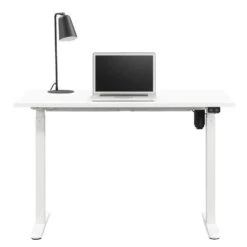 Bureau Homeworx Zit/sta Elektrisch Verstelbaar – Wit/wit - 75/118x120x70 Cm 8 Bureau Homeworx Zit/sta Elektrisch Verstelbaar – Wit/wit - 75/118x120x70 Cm -Meubelpromotie 90103630 0140