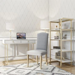 Camila - Bureau Met 2 Laden In Wit MDF 12 Camila - Bureau Met 2 Laden In Wit MDF -Meubelpromotie 918fe795c77f405b93ca8d2bcd1f9d58