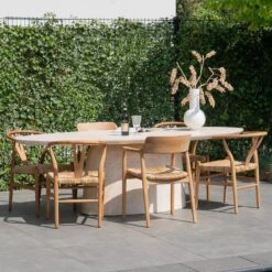 Tuintafel Ovaal - Naturel Travertin - 200x100x74cm - Myrna 12 Tuintafel Ovaal - Naturel Travertin - 200x100x74cm - Myrna -Meubelpromotie 91d2f72b5c3f4607a18db29da8d5422c