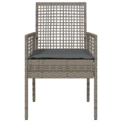 VidaXL - Tuinstoel - Grijs - Poly Rattan - 53 X 60 X 85cm -Meubelpromotie 9302302471ad4eebbf9052294ef11ed3