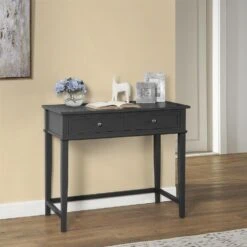 Franklin - Bureau Met 2 Laden In Zwart MDF 8 Franklin - Bureau Met 2 Laden In Zwart MDF -Meubelpromotie 93bcb88010a346e39cae0cfca370770a