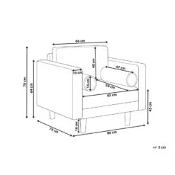 NURMO - Fauteuil - Beige - Polyester 17 NURMO - Fauteuil - Beige - Polyester -Meubelpromotie 948705045286427e85326d09c60a7f72