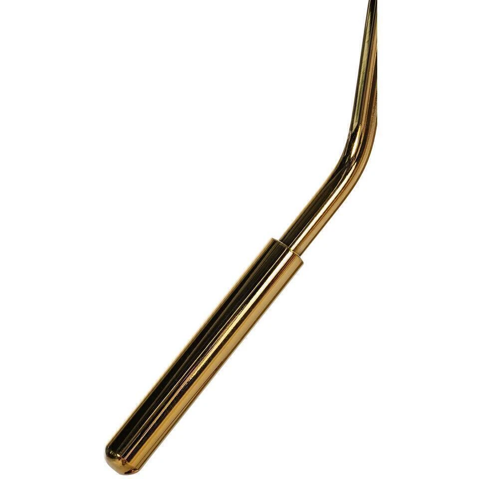 CLP Set Van 2 Barkruk Braga Goud Frame - Fluweel - Blauw 12 CLP Set Van 2 Barkruk Braga Goud Frame - Fluweel - Blauw - Afbeelding 10