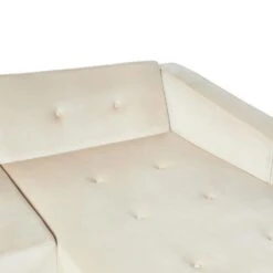 VADSO - Hoekslaapbank - Lichtbeige - Linkszijdig - Fluweel 23 VADSO - Hoekslaapbank - Lichtbeige - Linkszijdig - Fluweel -Meubelpromotie 962d9cad50564970a13602f422d3db7a