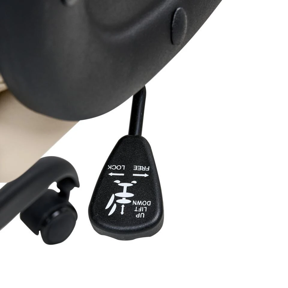 TRIUMPHER - Bureaustoel - Off-white - Kunstleer 12 TRIUMPHER - Bureaustoel - Off-white - Kunstleer - Afbeelding 10