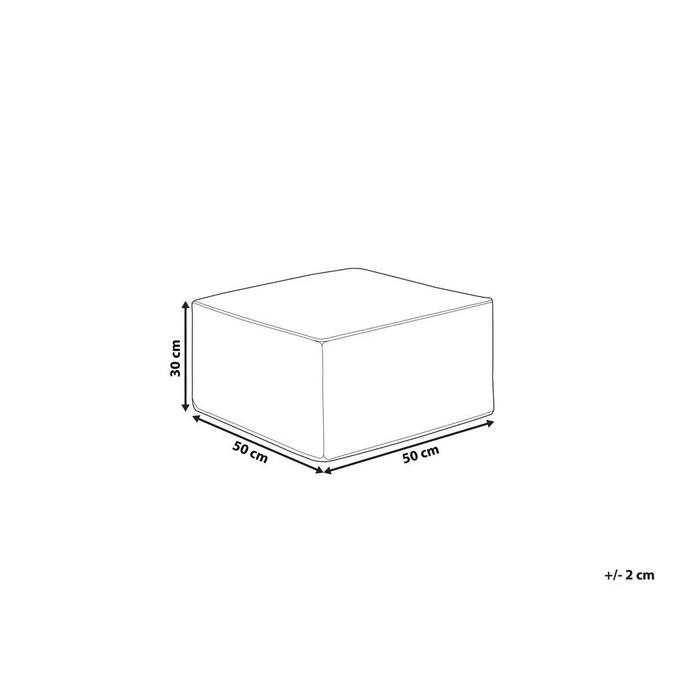 Beliani Poef MUKKI - Groen Polyester 5 Beliani Poef MUKKI - Groen Polyester - Afbeelding 3