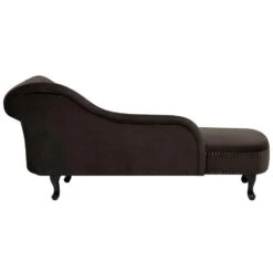 NIMES - Chaise Longue - Bruin - Rechterzijde - Fluweel 21 NIMES - Chaise Longue - Bruin - Rechterzijde - Fluweel -Meubelpromotie 992c845b668547c59ae5f98c935c090f