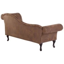LATTES - Chaise Longue - Bruin - Rechterzijde - Kunstsuède 15 LATTES - Chaise Longue - Bruin - Rechterzijde - Kunstsuède -Meubelpromotie 996ccd0195b34415a38a3d8a63dabd07