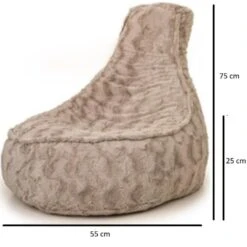 Bobbel Home - Zitzak Stoelvorm - Florance - Faux Fur - Zitstoel - Beige - 100L 8 Bobbel Home - Zitzak Stoelvorm - Florance - Faux Fur - Zitstoel - Beige - 100L -Meubelpromotie 99c0e3c74c414362959883e32e1501b8