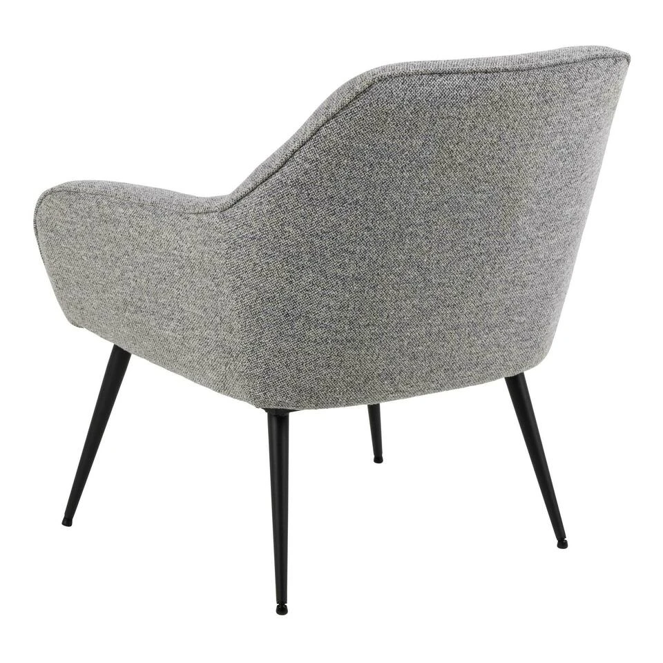 Sohome Fauteuil Otto - Bouclé - Grijs 5 Sohome Fauteuil Otto - Bouclé - Grijs - Afbeelding 3