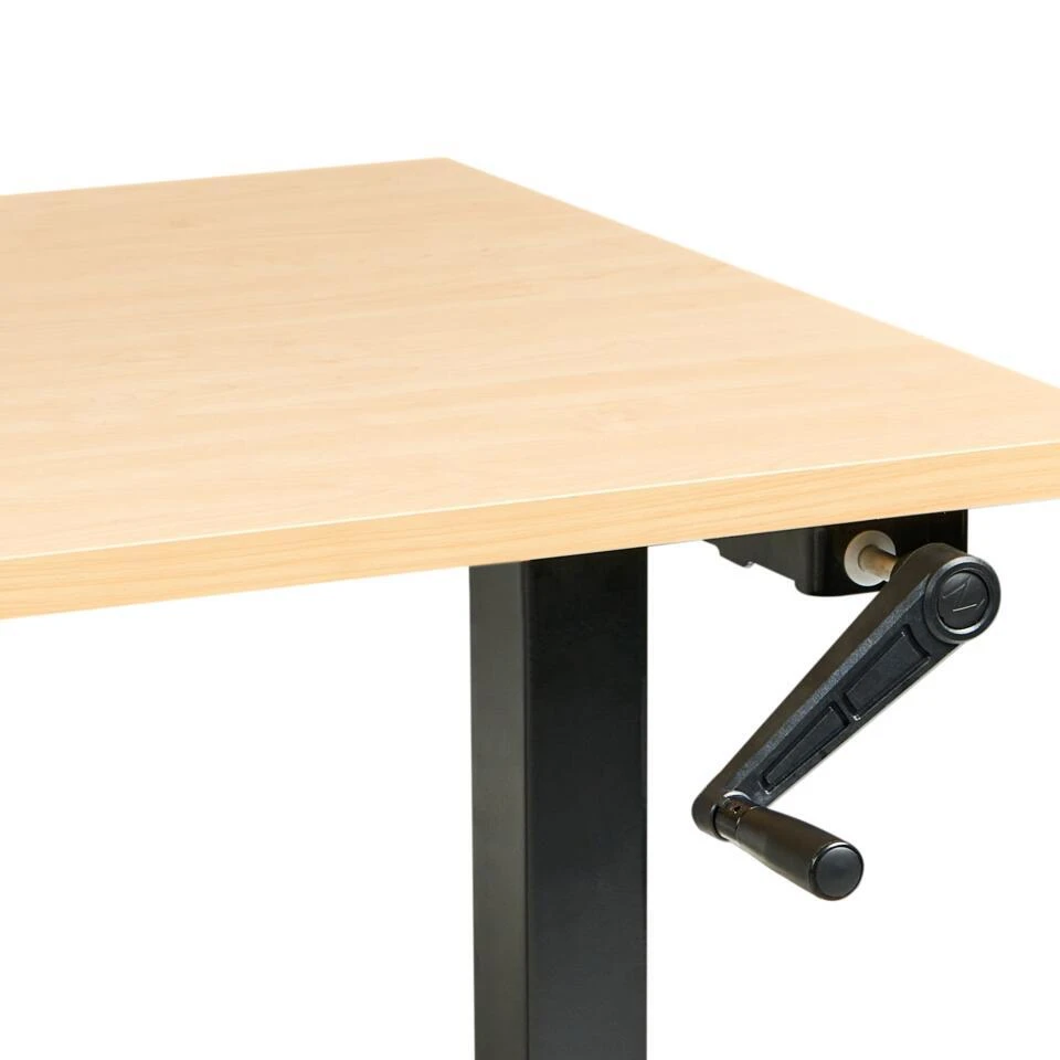 DESTINES - Sta-bureau - Zwart/Lichtbruin - 120 X 72 Cm - Vezelplaat 8 DESTINES - Sta-bureau - Zwart/Lichtbruin - 120 X 72 Cm - Vezelplaat - Afbeelding 6