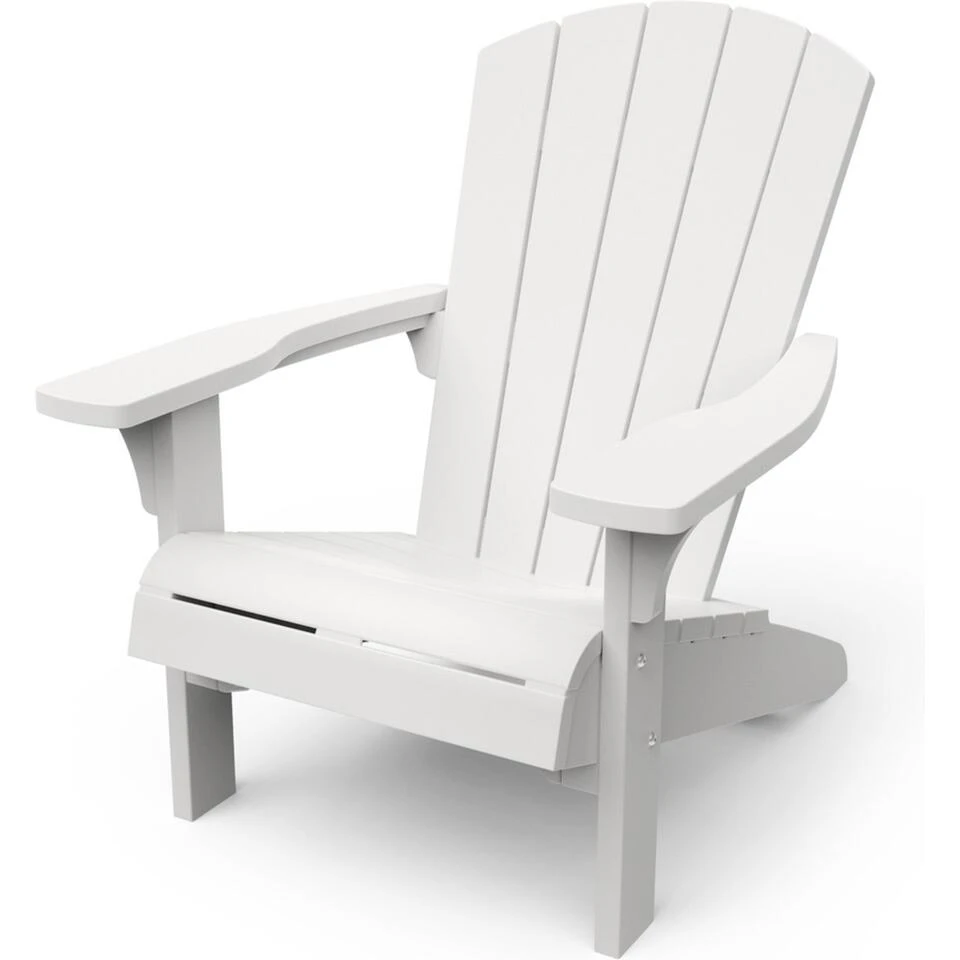 Keter Troy Adirondack Tuinstoel - Set Van 2 - 85x80x96.5cm - Wit 14 Keter Troy Adirondack Tuinstoel - Set Van 2 - 85x80x96.5cm - Wit - Afbeelding 12