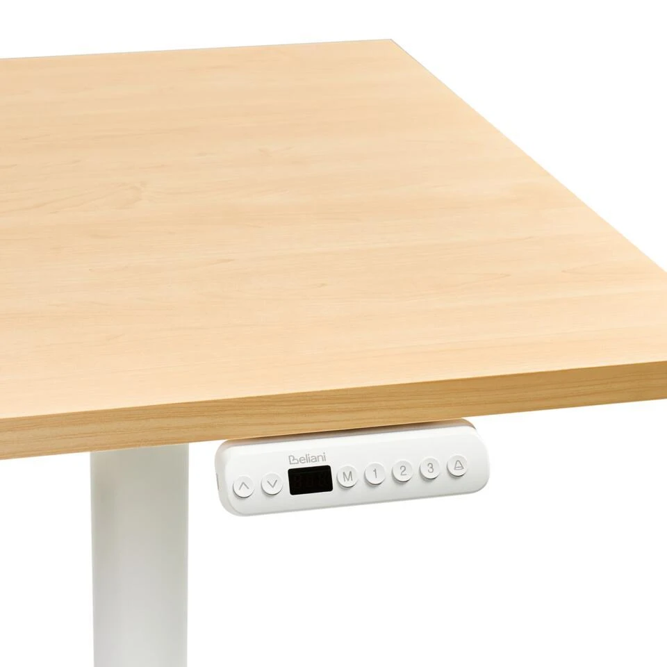 DESTINAS - Elektr Bureau - Wit/Lichtbruin - 180 X 72 Cm - Vezelplaat 8 DESTINAS - Elektr Bureau - Wit/Lichtbruin - 180 X 72 Cm - Vezelplaat - Afbeelding 6