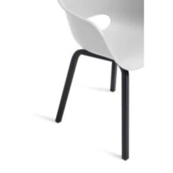 Keter Noa Tuinstoel - 2 Stuks - 55x56.5x80cm - Metalen Onderstel - Wit -Meubelpromotie a0c96bd9799a422ea9b263749b0fee37