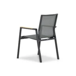 Tuinstoel Stapelbaar Aluminium/Textileen /Aluminium/textileen Grijs-antraciet -Meubelpromotie a0f712eb23784fc192422061d6cf8ee4