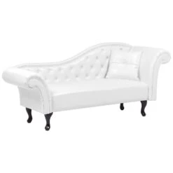 LATTES - Chaise Longue - Wit - Rechterzijde - Kunstleer 20 LATTES - Chaise Longue - Wit - Rechterzijde - Kunstleer -Meubelpromotie a18ebc055f0a47fda0b3b0807b0b8ee8