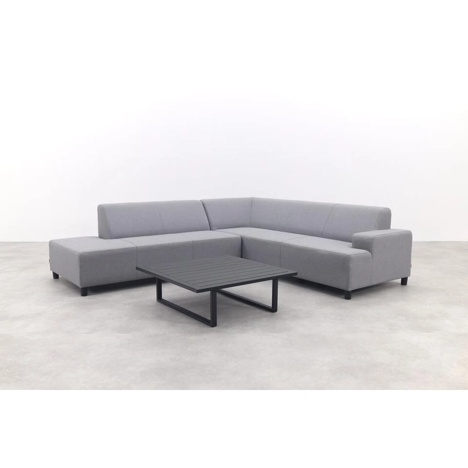 Malaga/Cuba - Hoekbank Loungeset Chaise Longue - Lichtgrijs 10 Malaga/Cuba - Hoekbank Loungeset Chaise Longue - Lichtgrijs - Afbeelding 8