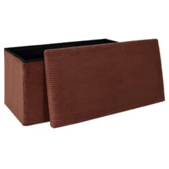 Home Deco Poef - MDF/polyester - Bruin Terracotta - 76 X 38 Cm 14 Home Deco Poef - MDF/polyester - Bruin Terracotta - 76 X 38 Cm -Meubelpromotie a66591861a3248c0a2e94a0208f2042a