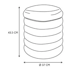 Home Deco Factory Poef/krukje - Boucle - Wit - D37 X H44 Cm 18 Home Deco Factory Poef/krukje - Boucle - Wit - D37 X H44 Cm -Meubelpromotie a88a4e05c13543438bc793f82b1e7127