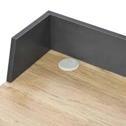 Bureau Carl 80x50x72.5cm - Eikdecor/donkergrijs -Meubelpromotie a9913c7b49844e54926ad1c228aa2437