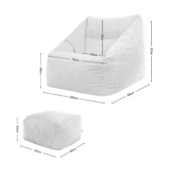 Icon Zitzak En Poef Morgan - Corduroy Zitzak - Saliegroen -Meubelpromotie ad8a332e535d40c084bc86f183f38fb0