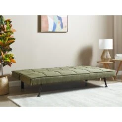HASLE - Slaapbank 3-zits - Olijfgroen - Polyester 16 HASLE - Slaapbank 3-zits - Olijfgroen - Polyester -Meubelpromotie adb75e0742b44ad28b47429ea96d96c5