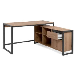CALICOSY - Bureau PRAGUE - Licht Hout - 75x139x139 Cm 14 CALICOSY - Bureau PRAGUE - Licht Hout - 75x139x139 Cm -Meubelpromotie af05aa5948f940ce8e7b41a2cfc589a8