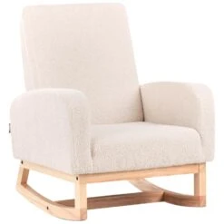 NORBY - Schommelstoel Voor Kinderen - Lichtbeige - Bouclé 16 NORBY - Schommelstoel Voor Kinderen - Lichtbeige - Bouclé -Meubelpromotie af8a08efdc91413ba826eba9dc9862ef