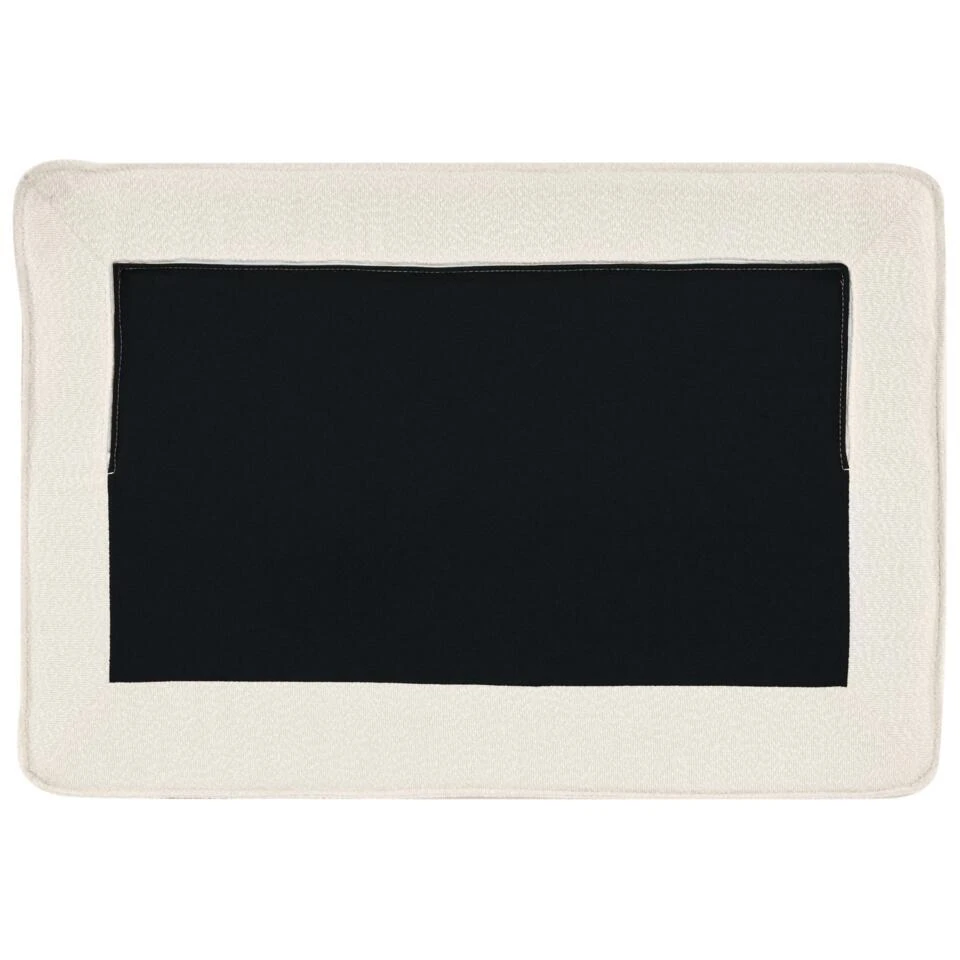 KOLDING - Ottomaan - Lichtbeige - Bouclé 11 KOLDING - Ottomaan - Lichtbeige - Bouclé - Afbeelding 9