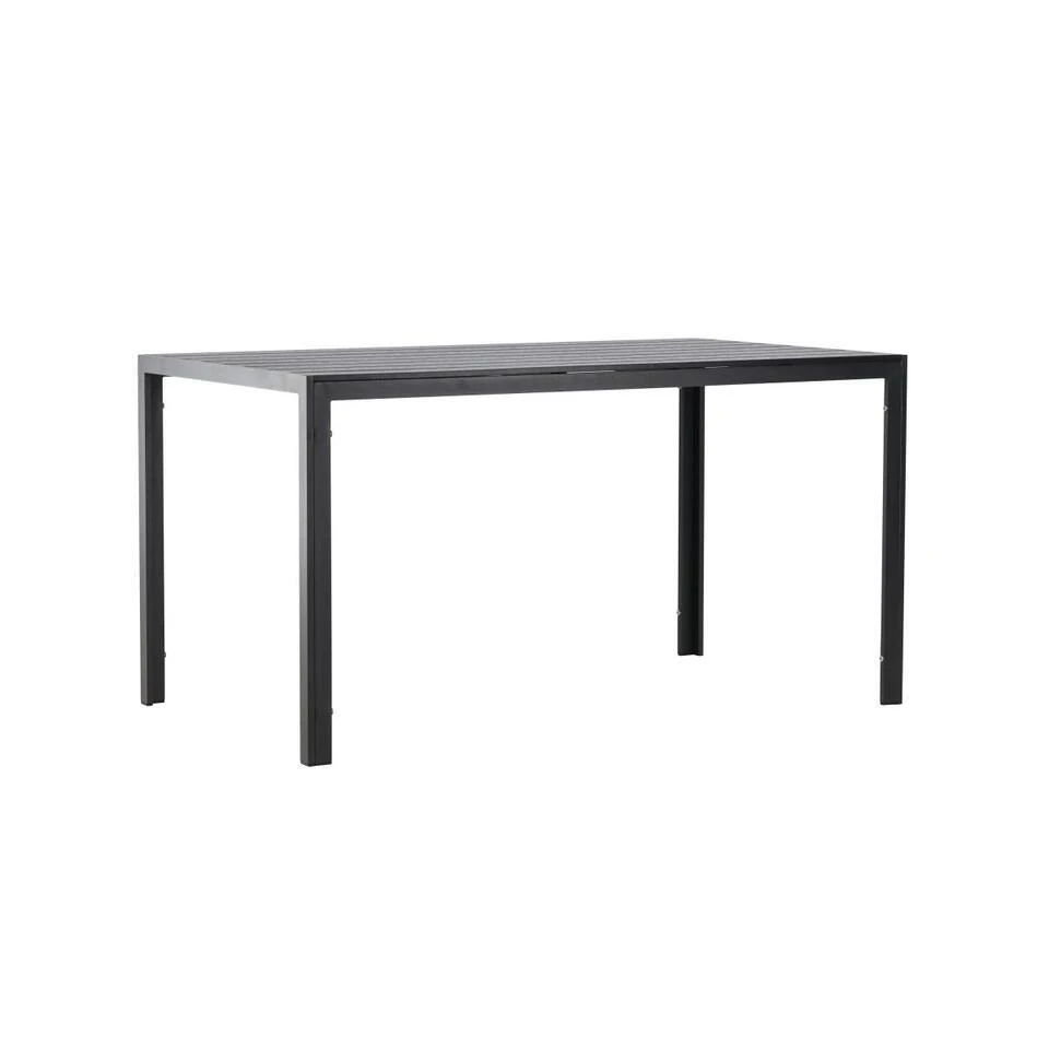 Svea - Farid Eettafel - 140 X 80 X 74 Cm - Zwart 7 Svea - Farid Eettafel - 140 X 80 X 74 Cm - Zwart - Afbeelding 5