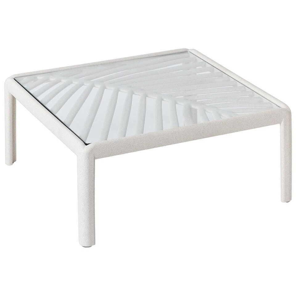 FERRETTI - Salontafel - Lichtbeige - 69 X 69 Cm - Synthetisch 9 FERRETTI - Salontafel - Lichtbeige - 69 X 69 Cm - Synthetisch - Afbeelding 7