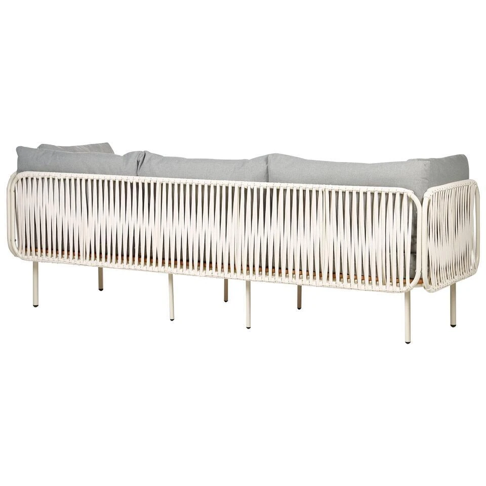 SENISE - Loungeset Voor 3 - Grijs - Aluminium 9 SENISE - Loungeset Voor 3 - Grijs - Aluminium - Afbeelding 7