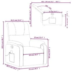 VidaXL - Massagestoel - Grijs - Microvezel 25 VidaXL - Massagestoel - Grijs - Microvezel -Meubelpromotie b257369a324d43fab9f034112646bf8a