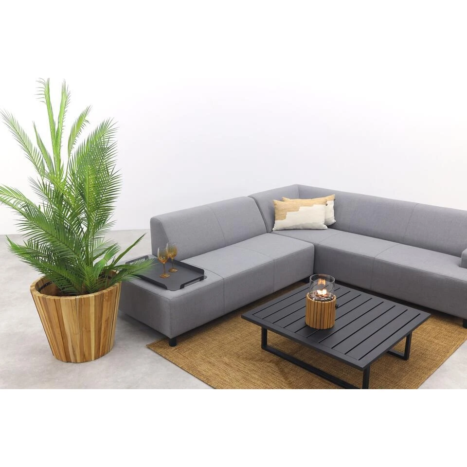 Malaga/Cuba - Hoekbank Loungeset Chaise Longue - Lichtgrijs 12 Malaga/Cuba - Hoekbank Loungeset Chaise Longue - Lichtgrijs - Afbeelding 10