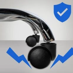 CLP Bureaustoel XXL Xanthos Chroom Frame - Kunstleer - Licht Bruin -Meubelpromotie b3caa5dc836541b0a7ce9eb039134a33