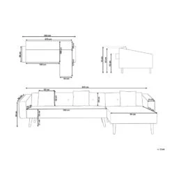 VADSO - Hoekslaapbank - Lichtbeige - Linkszijdig - Fluweel 16 VADSO - Hoekslaapbank - Lichtbeige - Linkszijdig - Fluweel -Meubelpromotie b4d661236831493f94054710429d3cd0