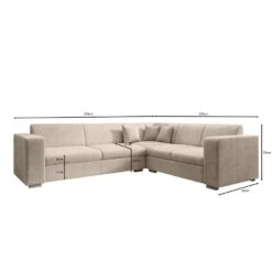 Meubella - Hoekbank Santana - Zwart - Velvet - Rechts -Meubelpromotie b61cbc3d848e48c9b1e58cf167cbcf8c